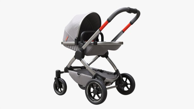 Baby Stroller 02 Modelo 3D