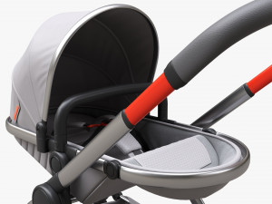 Baby Stroller 02 3D Model