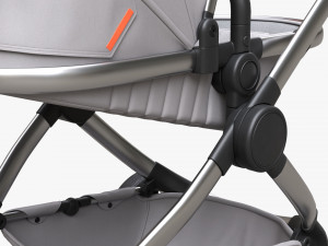Baby Stroller 02 3D Model