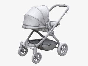 Baby Stroller 02 3D Model