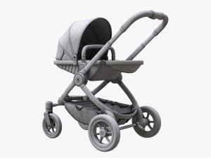 Baby Stroller 02 3D Model