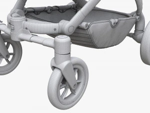 Baby Stroller 02 3D Model
