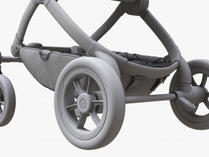 Baby Stroller 02 3D Model