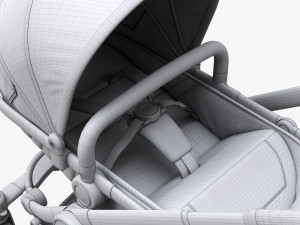 Baby Stroller 02 3D Model