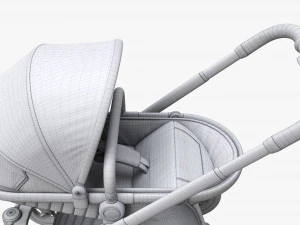 Baby Stroller 02 3D Model
