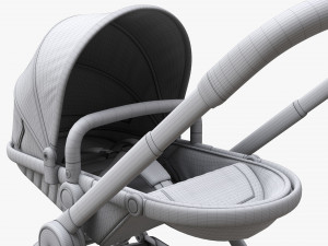 Baby Stroller 02 3D Model