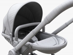 Baby Stroller 02 3D Model
