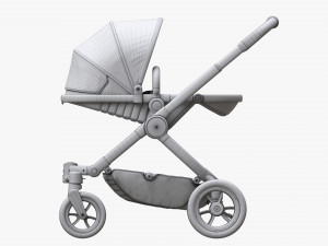 Baby Stroller 02 3D Model