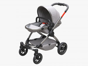 Baby Stroller 03 3D 模型