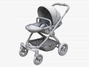 Baby Stroller 03 3D Model