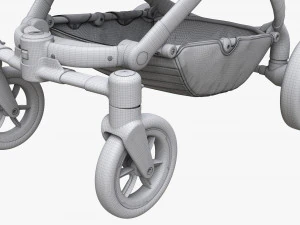 Baby Stroller 03 3D Model