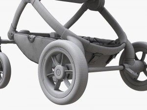 Baby Stroller 03 3D Model