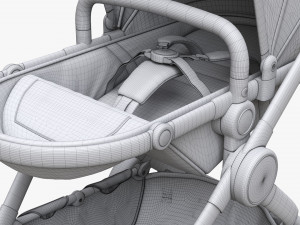 Baby Stroller 03 Modello 3D