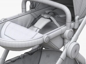 Baby Stroller 03 3D Model
