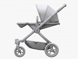 Baby Stroller 03 3D Model