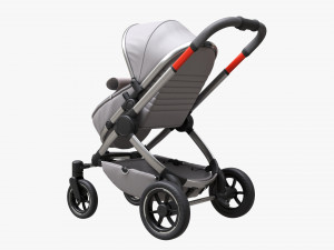 Baby Stroller 04 3D-Modell