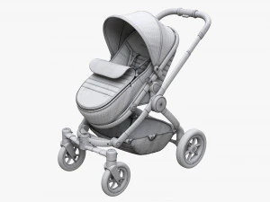 Baby Stroller 04 3D Model