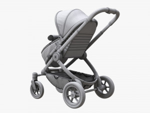 Baby Stroller 04 3D-Modell