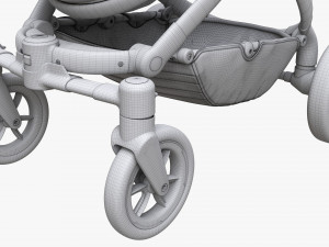 Baby Stroller 04 3D-Modell