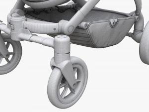 Baby Stroller 04 3D Model