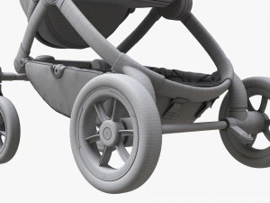Baby Stroller 04 3D Model
