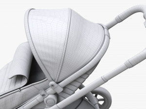 Baby Stroller 04 3D-Modell