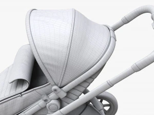 Baby Stroller 04 3D Model