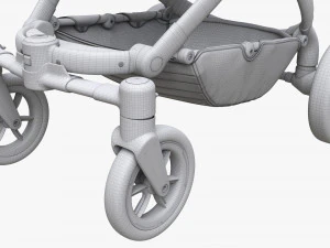 Baby Stroller 05 3D Model