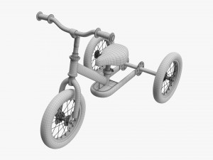 Balance 2-In-1 Trike Bike 3D 模型