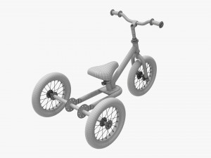 Balance 2-In-1 Trike Bike 3D 模型
