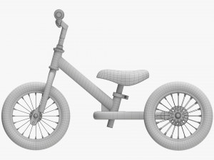 Balance 2-In-1 Trike Bike 3D 模型