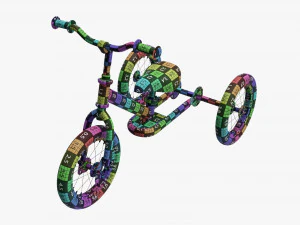 Balance 2-In-1 Trike Bike 3D Model