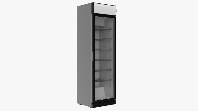 Beverage Cooler 3D Model .c4d .max .obj .3ds .fbx .stl .blend 