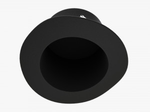 Black Top Hat With Googles 3D 模型