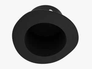 Black Top Hat With Googles 3D Model