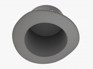 Black Top Hat With Googles 3D 模型