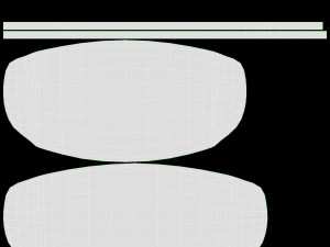 Black Top Hat With Googles 3D 模型