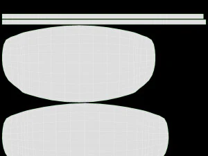 Black Top Hat With Googles 3D Model
