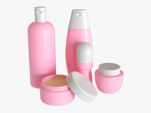 Body And Hair Care Set 3D मॉडल
