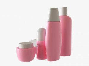 Body And Hair Care Set 3D मॉडल