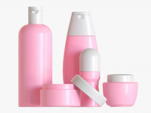 Body And Hair Care Set 3D मॉडल
