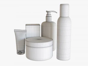 Body Care Set Mockup 3D Model
