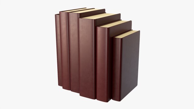 Book Mockup Set 01 3D Model .c4d .max .obj .3ds .fbx .stl .blend 