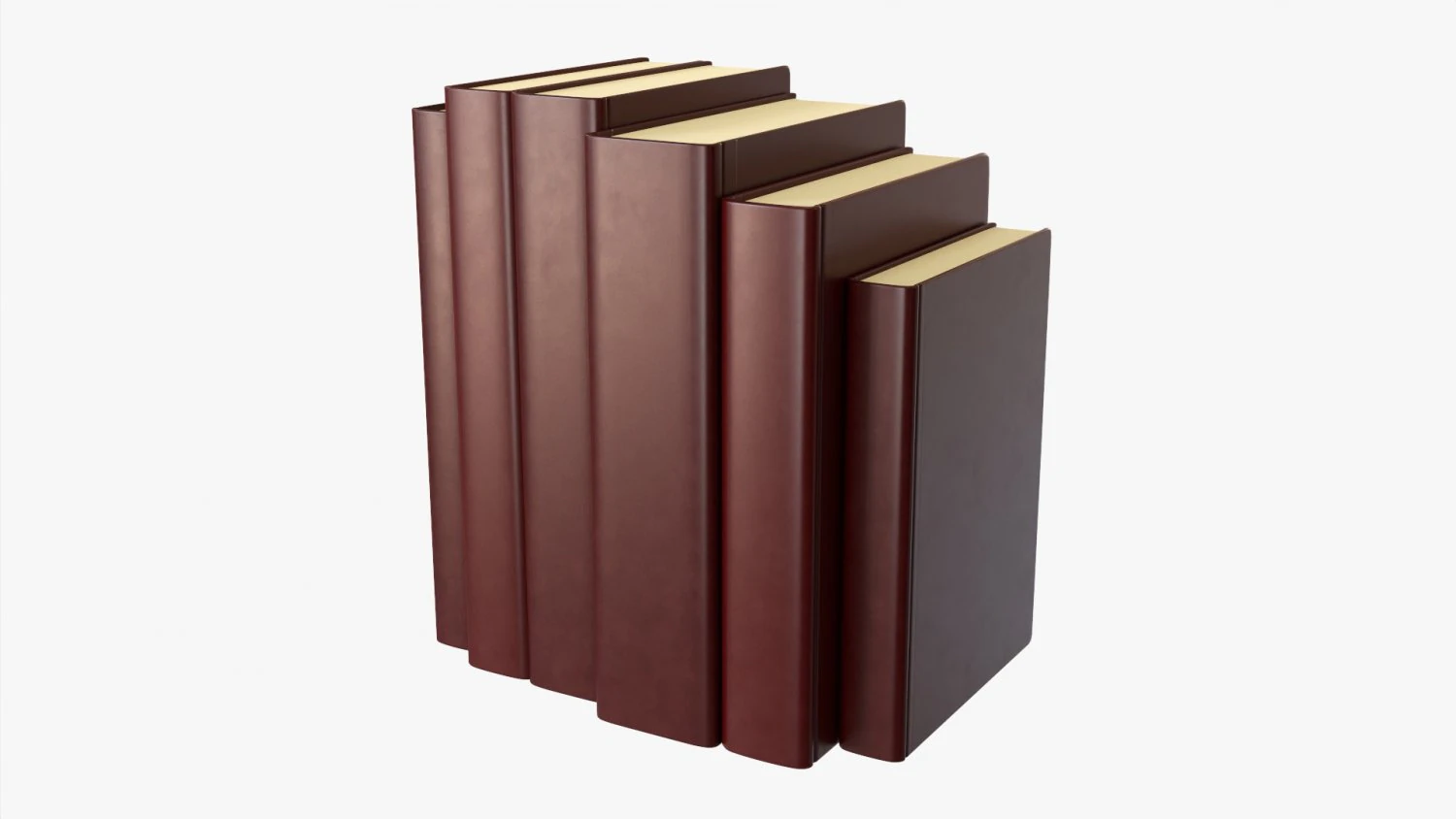 Book Mockup Set 01 3D Model .c4d .max .obj .3ds .fbx .stl .blend