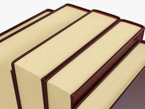 Book Mockup Set 01 3D Model