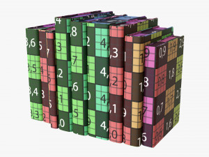 Book Mockup Set 02 3D Model