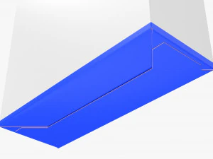 Cardboard Box With Hanger Mockup 3D Model