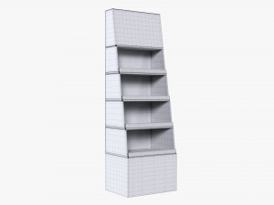 Cardboard Display Stand Model 3D
