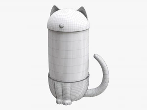 Cat-Shaped Teapot 3D Model
