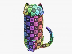 Cat-Shaped Teapot Model 3D
